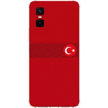 TechTree Infinix Gt 30 Pro Uyumlu Türk Milli Takım Izgara Desenli Forma Baskılı Silikon Kılıf