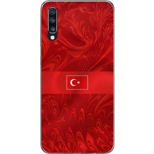 TechTree Samsung Galaxy A70 Uyumlu Türk Milli Takım Desenli Forma Baskılı Silikon Kılıf