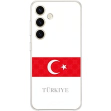 TechTree Samsung Galaxy S25 Uyumlu Türk Milli Takım Forma Baskılı Silikon Kılıf