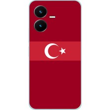 TechTree Vivo Y22S - Y35 Uyumlu Türk Milli Takım Kırmızı Forma Baskılı Silikon Kılıf