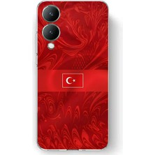 TechTree Vivo Y17S Uyumlu Türk Milli Takım Desenli Forma Baskılı Silikon Kılıf