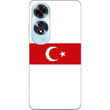 TechTree Oppo A60 Uyumlu Türk Milli Takım Beyaz Forma Baskılı Silikon Kılıf
