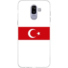 TechTree Samsung Galaxy J8-A6 Plus Uyumlu Türk Milli Takım Beyaz Forma Baskılı Silikon Kılıf