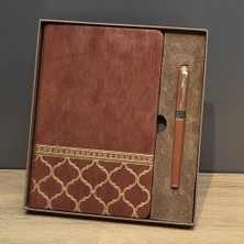 Lavly Öğretmenler Günü Hediyesi Kutulu Deri Defter Kalem Seti Öğretmen Hediyelik