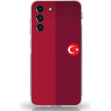 TechTree Samsung Galaxy S21 Fe Uyumlu Türk Milli Takım Parçalı Forma Baskılı Silikon Kılıf