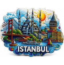 Lavly Istanbul Temalı Silikon Buzdolapı Süsü Magnet ALK5373