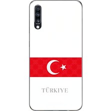 TechTree Samsung Galaxy A70 Uyumlu Türk Milli Takım Forma Baskılı Silikon Kılıf