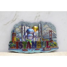 Lavly Silikon Istanbul Temalı Magnet - Yöresel Hediyelik Eşya Turizm Anısı