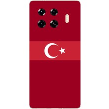 TechTree Tecno Spark 20 Pro+ Plus Uyumlu Türk Milli Takım Kırmızı Forma Baskılı Silikon Kılıf