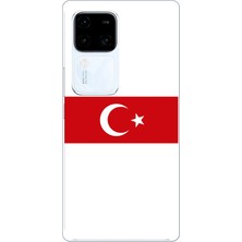 TechTree Vivo V30 Uyumlu Türk Milli Takım Beyaz Forma Baskılı Silikon Kılıf