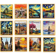 Lavly Istanbul Temalı Buzdolapı Süsü Magnet ALK5404