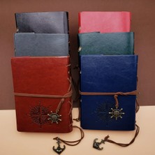 Lavly Toptan Deri Pusula Tasarımlı Defter
