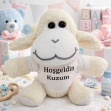 Lavly Toptan Hoşgeldin Kuzum Tişörtlü Peluş Kuzu