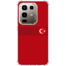 TechTree Infinix Note 50 Pro Uyumlu Türk Milli Takım Izgara Desenli Forma Baskılı Silikon Kılıf