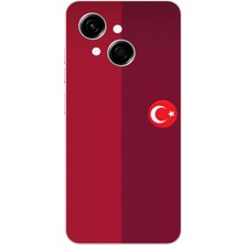TechTree Tecno Spark Go 1 Uyumlu Türk Milli Takım Parçalı Forma Baskılı Silikon Kılıf