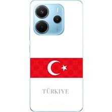 TechTree Redmi Note 14 4g Uyumlu Türk Milli Takım Forma Baskılı Silikon Kılıf