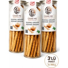 Charme Susamlı Italyan Grissini 100 gr x 3 Adet