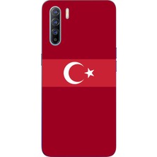 TechTree Oppo Reno 3-A91 Uyumlu Türk Milli Takım Kırmızı Forma Baskılı Silikon Kılıf