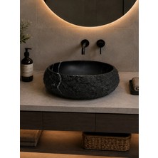 FUALORA Seramik Çanak Lavabo Batarya Deliksiz 50*40*15CM