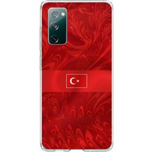 TechTree Samsung Galaxy S20 Fe Uyumlu Türk Milli Takım Desenli Forma Baskılı Silikon Kılıf