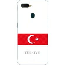 TechTree Oppo A5S-AX7-A12 Uyumlu Türk Milli Takım Forma Baskılı Silikon Kılıf