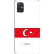 TechTree Samsung Galaxy A51 Uyumlu Türk Milli Takım Forma Baskılı Silikon Kılıf