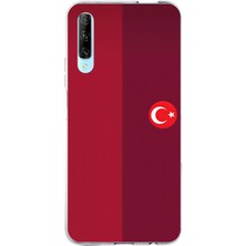 TechTree Huawei P Smart Pro Uyumlu Türk Milli Takım Parçalı Forma Baskılı Silikon Kılıf