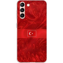TechTree Samsung Galaxy S21 Uyumlu Türk Milli Takım Desenli Forma Baskılı Silikon Kılıf