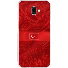 TechTree Samsung Galaxy J6 Plus Uyumlu Türk Milli Takım Desenli Forma Baskılı Silikon Kılıf