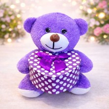 Lavly Toptan Sevimli Kalp Kutulu Peluş Ayıcık
