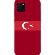 TechTree Samsung Galaxy Note 10 Lite Uyumlu Türk Milli Takım Kırmızı Forma Baskılı Silikon Kılıf
