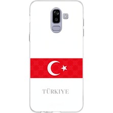 TechTree Samsung Galaxy J8-A6 Plus Uyumlu Türk Milli Takım Forma Baskılı Silikon Kılıf