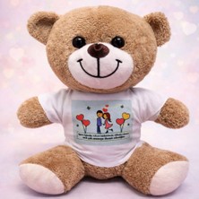 Lavly Toptan Tişörtlü Kahverengi Peluş Ayıcık