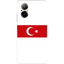 TechTree Realme 12 Lite Uyumlu Türk Milli Takım Beyaz Forma Baskılı Silikon Kılıf