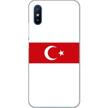 TechTree Redmi 9A Uyumlu Türk Milli Takım Beyaz Forma Baskılı Silikon Kılıf