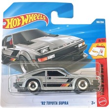 Hot Wheels 82 Toyota Supra Gümüş 1:64 Ölçekli Metal Model Retro Tasarım Koleksiyonluk
