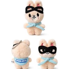 Trendikon Skzoo Foxi.ny Pilot Peluş Anahtarlık 10 cm Süpriz Hediyeli