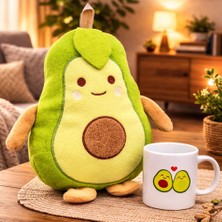 Lavly Toptan Avokado Yastık ve Kupa Seti
