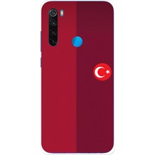 TechTree Redmi Note 8 Uyumlu Türk Milli Takım Parçalı Forma Baskılı Silikon Kılıf