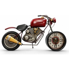 Lavly Motosiklet Tasarımlı Metal Duvar Saati ALK5791