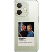 TechTree Oppo A5 Pro Uyumlu Prison Break Tasarımlı Baskılı Silikon Kılıf