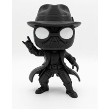 Demirhan3D 🕷️ Spider Noir Figürü 🖤 10 cm | 3D Baskı Pla Koleksiyonluk Süper Kahraman Dekoru