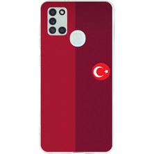TechTree Samsung Galaxy A21S Uyumlu Türk Milli Takım Parçalı Forma Baskılı Silikon Kılıf