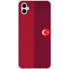 TechTree Samsung Galaxy A04 Uyumlu Türk Milli Takım Parçalı Forma Baskılı Silikon Kılıf