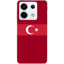 TechTree Redmi Note 13 Pro 5g Uyumlu Türk Milli Takım Kırmızı Forma Baskılı Silikon Kılıf
