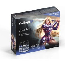 Vallejo 77135 18 Ml. Amber Green, Base, True Metallic Metal (Tmm) Serisi Model Boyası