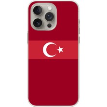 TechTree iPhone 15 Pro Uyumlu Türk Milli Takım Kırmızı Forma Baskılı Silikon Kılıf