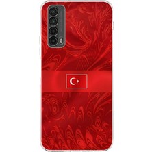TechTree Huawei P Smart 2021 Uyumlu Türk Milli Takım Desenli Forma Baskılı Silikon Kılıf