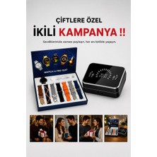 Alkasaz Powerbank Aynalı Bluetooth Kulaklık ve Akıllı Saat Seti Anc Özelliği Dokunamat - ALKHBY7603-2