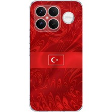 TechTree Poco F8 Ultra Uyumlu Türk Milli Takım Desenli Forma Baskılı Silikon Kılıf